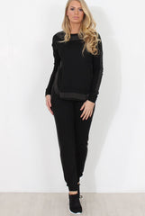 Black Diamonte Loungewear - Linnea