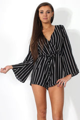 Lisa Black Crossover Playsuit