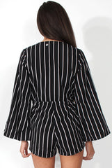 Lisa Black Crossover Playsuit