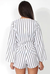 Lisa White Crossover Playsuit