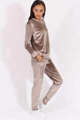 Grey Velvet Tracksuit- Liv