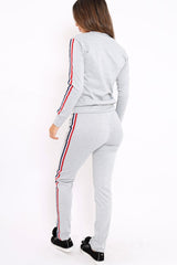 Grey Tracksuit with Sports Trim - Livvy