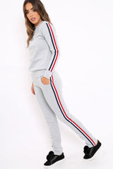 Grey Tracksuit with Sports Trim - Livvy