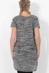 Lois Grey Camo Slogan T-shirt