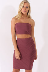 Rose Bandage Bandeau Co-ord - Lolita