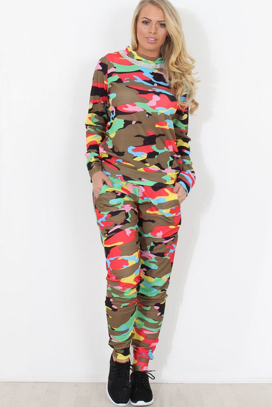 Multi Camo Loungewear - Layla