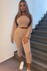 Blush Chunky Knit Loungewear Set - Wynter