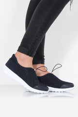 Lorraine Blue Sparkle Trainers