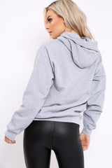 Grey Loyalty Tiger Slogan Sweatshirt - Tiffanie