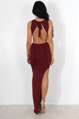 Luana Wine Maxi Dress
