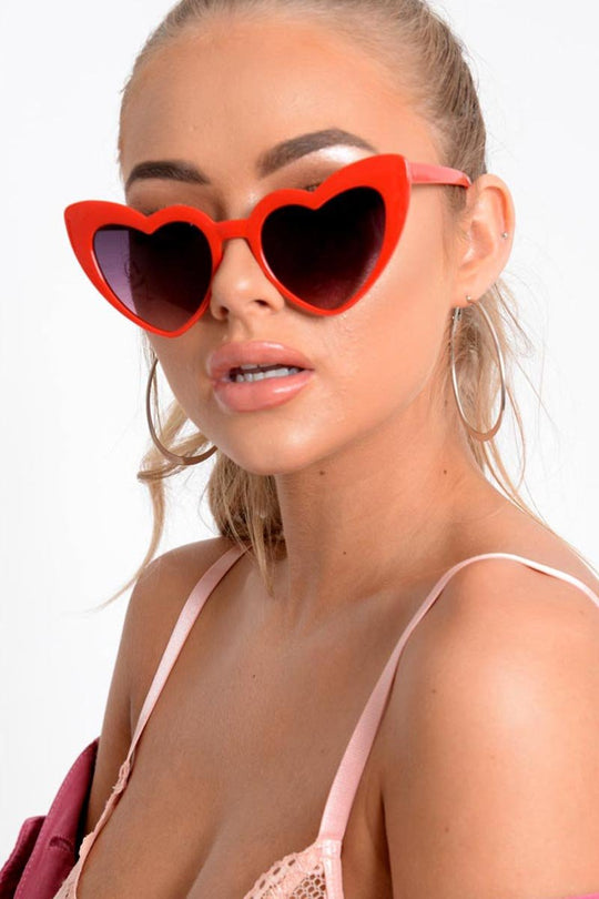 Red Heart Sunglasses - Lylia