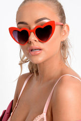 Red Heart Sunglasses - Lylia
