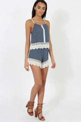 Blue Crochet Co-Ord - Mackenzie