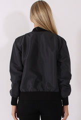 Grey Bomber Jacket - Maisie