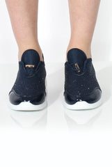 Mandy Blue Sparkle Trainers