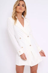 White Blazer Dress - Maura
