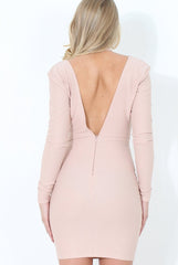 Nude V Front Dress - Matti