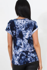 Melna Navy Tie Dye Top