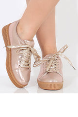 Champagne Gum Sole Creepers - Sandy