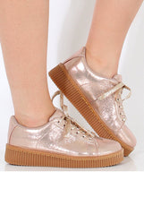 Champagne Gum Sole Creepers - Sandy