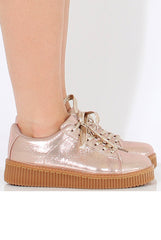 Champagne Gum Sole Creepers - Sandy