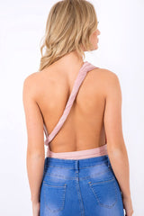 Pink Multiway Slinky Bodysuit - Mindy