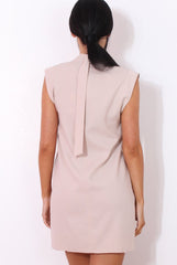 Nude Cut Out Dress-Miranda