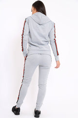 Grey Tracksuit with Sports Trim - Misha