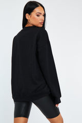 Black Oversized Vancouver Sweatshirt - Kyran