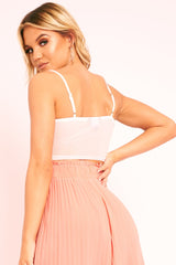 White Lace Corset Bralet - Gelila