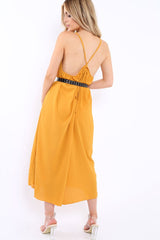 Mustard Culotte Jumpsuit - Aj
