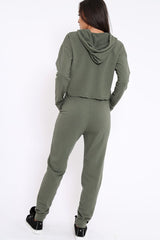 Khaki Ripped Loungewear Set - Natalia