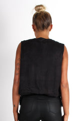 Naya Black Studded Waistcoat