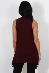 Neri Wine Side Split Top