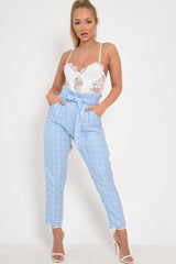 White Scalloped Lace Satin Bodysuit - Jeriah