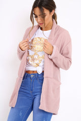 Rose Shimmery Cardigan - Nicky