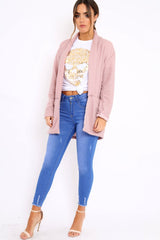 Rose Shimmery Cardigan - Nicky
