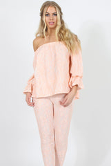 Light Pink Lace Two Piece - Nicole