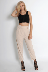 Leanne Dusty Pink Cigarette Trousers