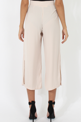 Stone Side Slit Culottes - Odette