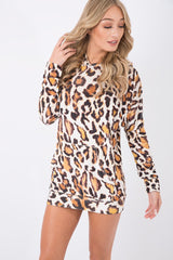 Leopard Print Velvet Oversized Hoodie - Reagan