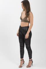 Khaki Lace Bralet - Daisy