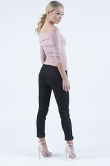 Black High Waisted Skinny Jeans - Taylor