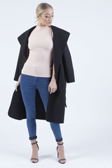 Nude Ribbed Top - Lucy