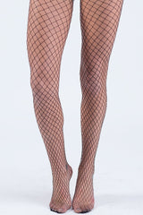 Black Diamond Fishnet Tights - Skye