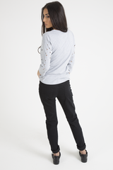 Grey Distressed 'Arizona Phoenix' Print Top - Nova