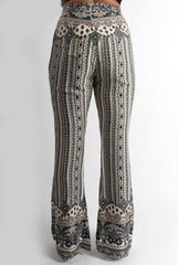 Marris Paisley Flared Trousers