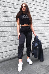 Black Hand Heart Graphic T Shirt - Luana