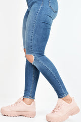 Pink Faux Suede Lace Up Sole Detail Trainers - Aviana