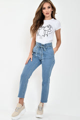 White Abstract Kissing T-Shirt - Raela